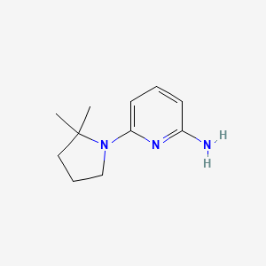 6-(2,2-Dimethylpyrrolidin-1-yl)pyridin-2-amine