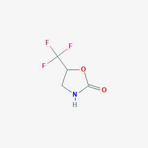 molecular formula C4H4F3NO2 B8627736 5-(Trifluoromethyl)oxazolidin-2-one 