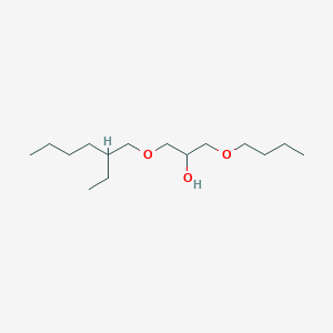 molecular formula C15H32O3 B8627831 1-Butoxy-3-[(2-ethylhexyl)oxy]propan-2-OL CAS No. 63167-09-9