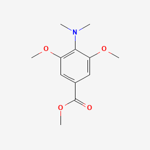 Benzoic acid, 4-(dimethylamino)-3,5-dimethoxy-, methyl ester