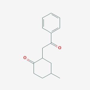 4-Methyl-2-(2-oxo-2-phenylethyl)cyclohexanone