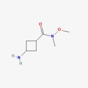 3-amino-N-methoxy-N-methylcyclobutanecarboxamide