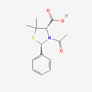(2S,4S)-3-Acetyl-5,5-dimethyl-2-phenyl-4-thiazolidinecarboxylic Acid