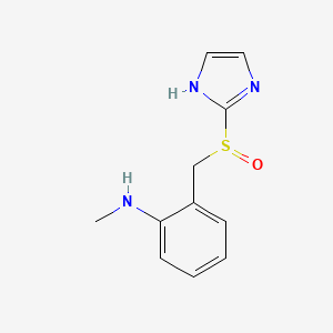 2-[(1H-Imidazole-2-sulfinyl)methyl]-N-methylaniline