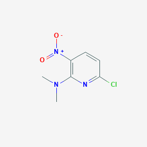 molecular formula C7H8ClN3O2 B8628000 6-chloro-N,N-dimethyl-3-nitropyridin-2-amine 