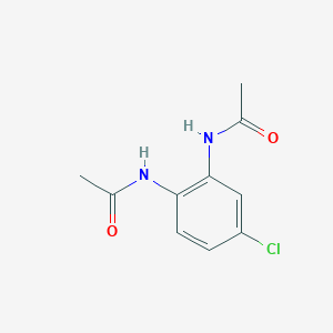 molecular formula C10H11ClN2O2 B8628188 N-(2-acetamido-4-chlorophenyl)acetamide CAS No. 86569-36-0