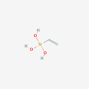 molecular formula C2H6O3Si B086283 Ethenylsilanetriol CAS No. 143-48-6