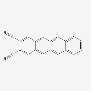 molecular formula C20H10N2 B8628300 Tetracene-2,3-dicarbonitrile CAS No. 127587-54-6