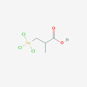 B8628410 2-Methyl-3-(trichlorogermyl)propanoic acid CAS No. 21291-00-9