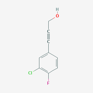 3-(3-Chloro-4-fluorophenyl)-2-propyne-1-ol
