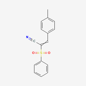 1-p-Tolyl-2-cyano-2-phenylsulfonylethylene