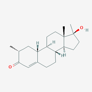 molecular formula C20H30O2 B086287 2α,17-二甲基-19-去甲睾酮 CAS No. 1093-99-8
