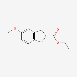 ethyl 5-methoxy-2,3-dihydro-1H-indene-2-carboxylate