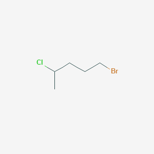 molecular formula C5H10BrCl B8628794 1-Bromo-4-chloropentane 