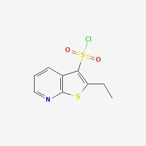 2-Ethylthieno[2,3-b]pyridine-3-sulfonyl chloride