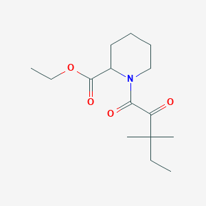 Ethyl 1-(1,2-dioxo-3,3-dimethylpentyl)-2-piperidinecarboxylate