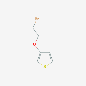 molecular formula C6H7BrOS B8628844 3-(2-Bromoethoxy)thiophene 