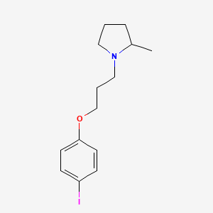 1-[3-(4-Iodophenoxy)propyl]-2-methylpyrrolidine