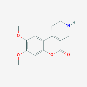 8,9-Dimethoxy-3,4-dihydro-1H-chromeno[3,4-c]pyridin-5(2H)-one