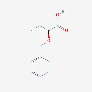 Butanoic acid, 3-methyl-2-(phenylmethoxy)-, (2S)-