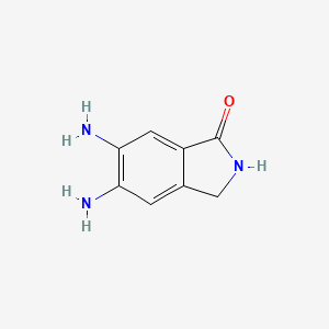 molecular formula C8H9N3O B8628898 5,6-Diaminoisoindolin-1-one 