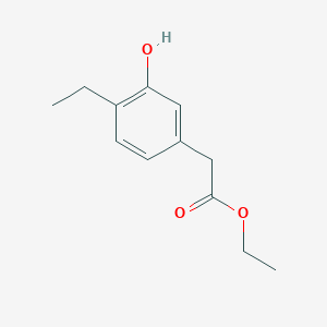 Ethyl 2-(4-ethyl-3-hydroxyphenyl)acetate