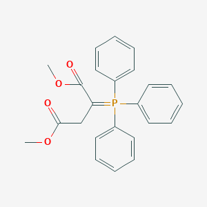 molecular formula C24H23O4P B086290 Butanedioic acid, (triphenylphosphoranylidene)-, dimethyl ester CAS No. 1104-78-5