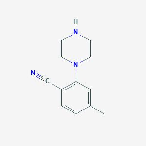 4-Methyl-2-(piperazin-1-yl)benzonitrile