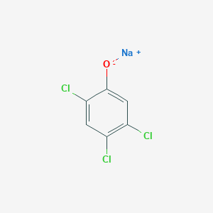 molecular formula C6H2Cl3NaO B086291 Sodium 2,4,5-trichlorophenolate CAS No. 136-32-3
