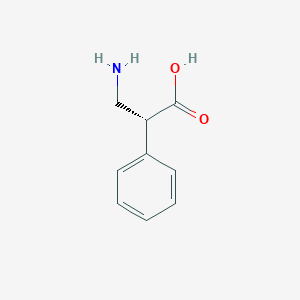 molecular formula C9H11NO2 B086292 (R)-3-Amino-2-phenylpropanoic acid CAS No. 1008-63-5