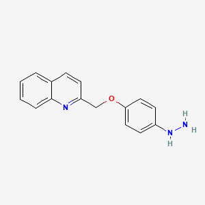 4-(Quinolin-2-ylmethoxy)phenylhydrazine