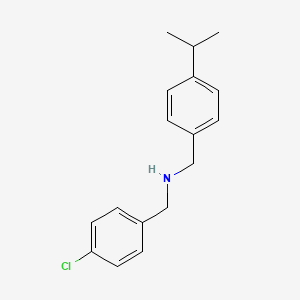 N-(4-Chlorobenzyl)-N-(4-isopropylbenzyl)amine