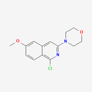 4-(1-Chloro-6-methoxyisoquinolin-3-yl)morpholine