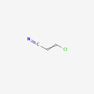 molecular formula C3H2ClN B8629560 3-Chloroacrylonitrile CAS No. 871-29-4