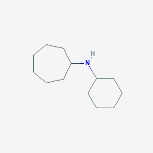 molecular formula C13H25N B8629572 N-cyclohexylcycloheptanamine 