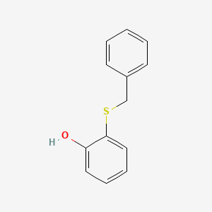 molecular formula C13H12OS B8629590 Phenol, o-(benzylthio)- CAS No. 24312-63-8