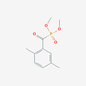 molecular formula C11H15O4P B8629622 Dimethyl (2,5-dimethylbenzoyl)phosphonate CAS No. 89187-63-3