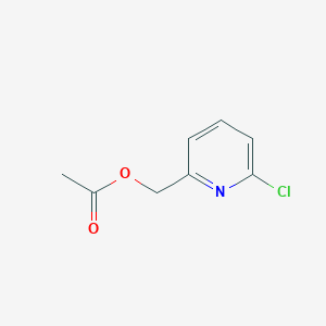 molecular formula C8H8ClNO2 B8629643 2-Acetoxymethyl-6-chloropyridine 