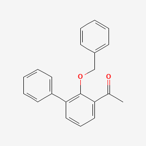 molecular formula C21H18O2 B8629646 1-(2-(Benzyloxy)biphenyl-3-yl)ethanone CAS No. 913721-75-2