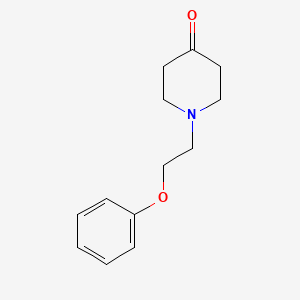 molecular formula C13H17NO2 B8629647 1-(2-Phenoxyethyl)-4-piperidone 