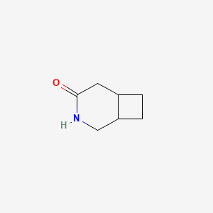 molecular formula C7H11NO B8629658 4-Oxo-3-azabicyclo[4.2.0]octane 