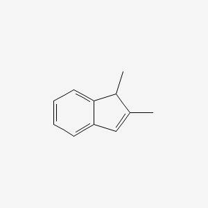 molecular formula C11H12 B8629696 1,2-Dimethyl-1H-indene CAS No. 53204-57-2