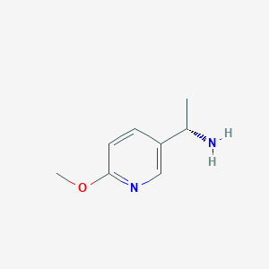 molecular formula C8H12N2O B8629708 (S)-1-(6-methoxy-pyridin-3-yl)-ethylamine 
