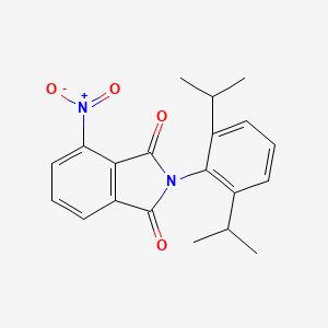 molecular formula C20H20N2O4 B8629767 2-[2,6-Di(propan-2-yl)phenyl]-4-nitro-1H-isoindole-1,3(2H)-dione CAS No. 114215-37-1