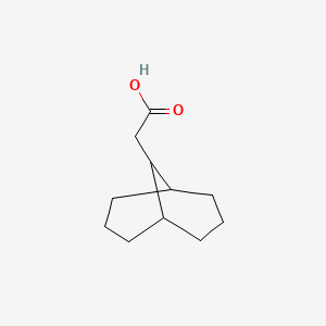 molecular formula C11H18O2 B8629783 2-(Bicyclo[3.3.1]nonan-9-yl)acetic acid 