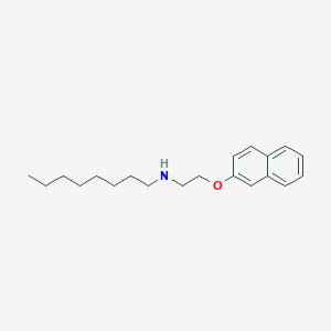 1-Octanamine, N-[2-(2-naphthalenyloxy)ethyl]-