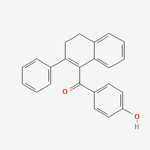 (4-Hydroxyphenyl)(2-phenyl-3,4-dihydronaphthalen-1-yl)methanone
