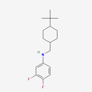 molecular formula C17H25F2N B8630021 N-[(4-tert-Butylcyclohexyl)methyl]-3,4-difluoroaniline CAS No. 919800-11-6