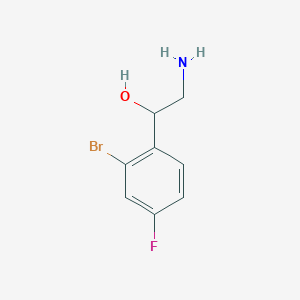 2-Amino-1-(2-bromo-4-fluorophenyl)ethan-1-ol