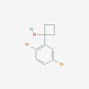 1-(2,5-Dibromophenyl)cyclobutanol
